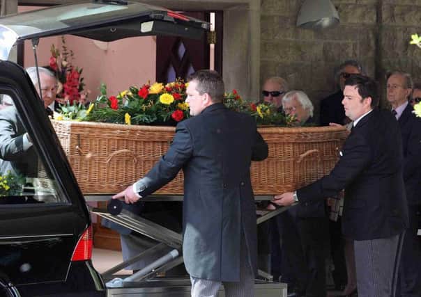 Basil Blackshaw's funeral service was held at Roselawn Crematorium