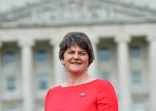 First Minister Arlene Foster pictured at Stormont on Monday. Colm Lenaghan/Pacemaker Press