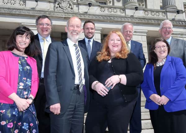 The Alliance Party's newly elected MLAs... will one of them soon be the new Justice Minister?