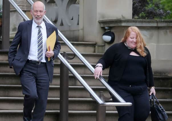Alliance leader David Ford and Naomi Long pictured leaving talks at Stormont Castle.   Picture: Jonathan Porter/PressEye