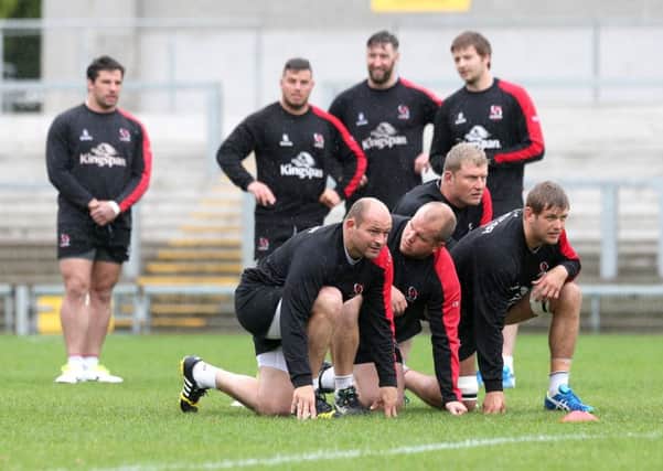 Ulster captain Rory Best (front centre) would love to lift the Guinness PRO12 this season