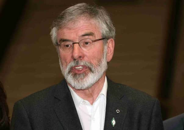 Sinn Fein president Gerry Adams. Picture: Freddie Parkinson/Press Eye