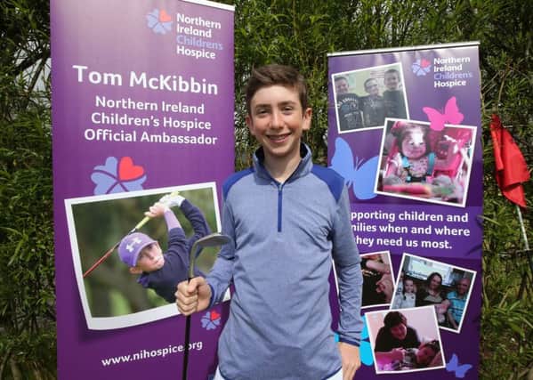 Future Golf star Tom McKibbin becomes Official Ambassador to Northern Ireland Children's Hospice