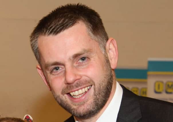 Geoff Dunn MBE, principal, at the Ballysally Primary School