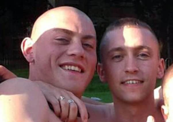 Murder victim Kyle Neil, left, and Wesley Vance, right, who has pleaded guilty to the killing