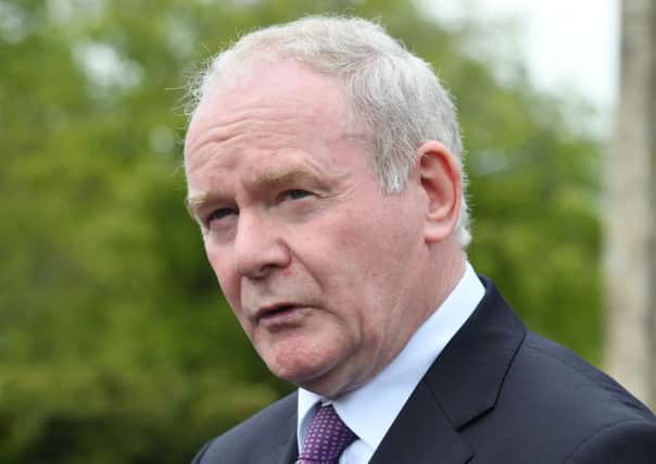 Deputy First Minister Martin McGuinness will visit World War One 
battlefields next week
