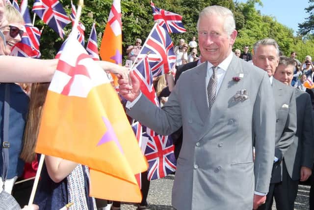 His Royal Highness The Prince of Wales continues his a two day visit to Northern Ireland by visiting Sloan House in Loughgall, Co. Armagh