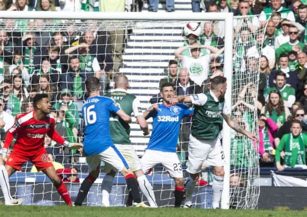 Rangers lost the Scottish Cup to Hibernian