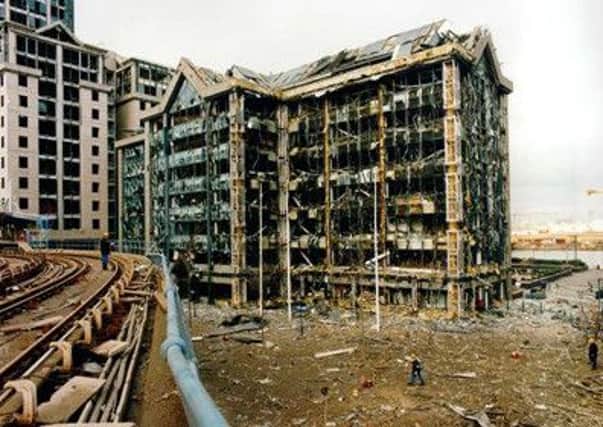 Canary Wharf: the bomb aftermath