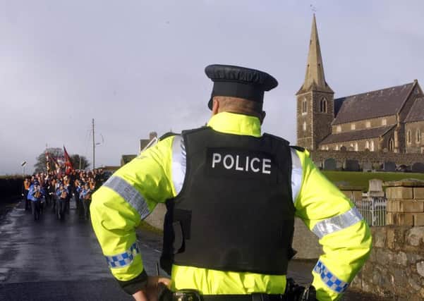 The July Orange Order Drumcree parade has been banned since 1998
