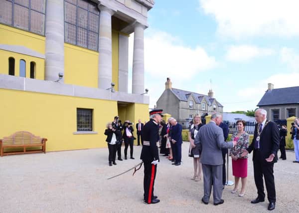 Portico in Portaferry, which Prince Charles opened last month, above. 
Picture By: Arthur Allison/Pacemaker