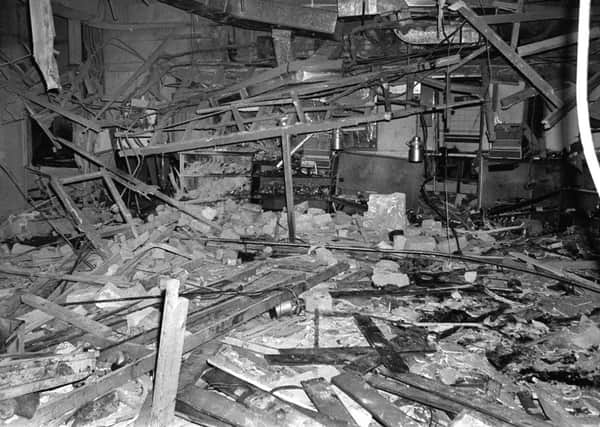 File photo dated 22/11/74 of the wreckage left at the Mulberry Bush pub in Birmingham after a bomb exploded, as a coroner is set to rule on whether to open new inquests for the 21 victims of the Birmingham pub bombings after years of campaigning by relatives