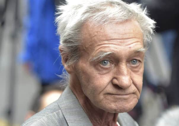 Paddy Hill, one of the Birmingham Six who were wrongly convicted of the Birmingham pub bombings, outside Council House in Solihull where it was announced that fresh inquests are to be held into the deaths of 21 people in the bombings after years of campaigning by victims' relatives