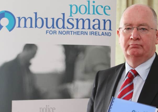 Police Ombudsman Dr Michael Maguire.