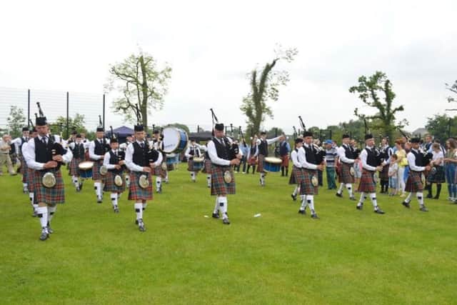 Ravara claimed the grade one title at the Mid-Ulster Pipe Band Championships, Cookstown. Pictures: Barbara Phillips