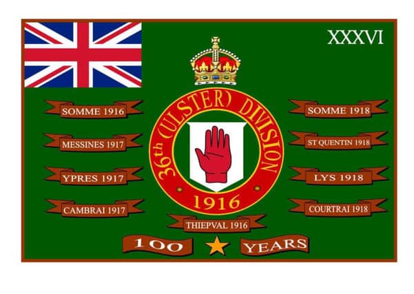 The new Somme commemorative flag will be among those flown this summer