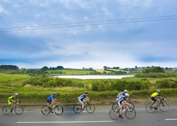 The Gran Fondo Giro d'Italia makes its way through the streets and roads of Northern Ireland