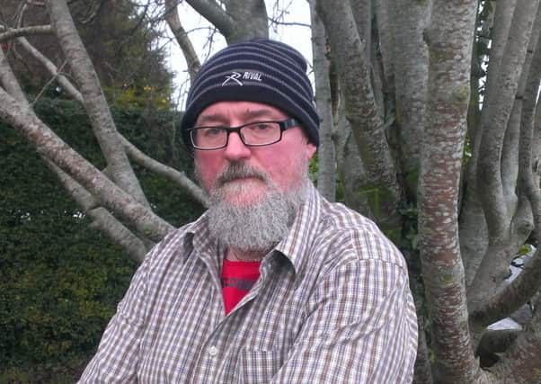 Anthony McIntyre, pictured outside his home in the Republic of Ireland, December 18 2014. Pic by Ben Lowry