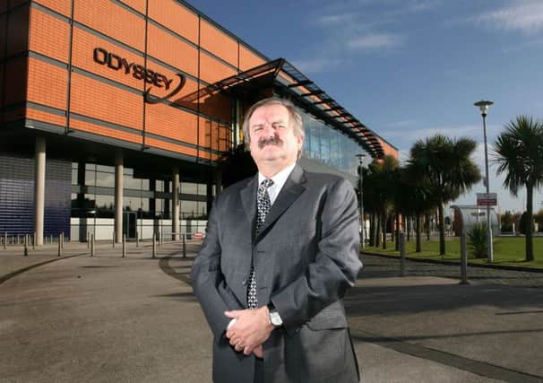 Property developer Peter Curistan pictured outside the Odyssey complex