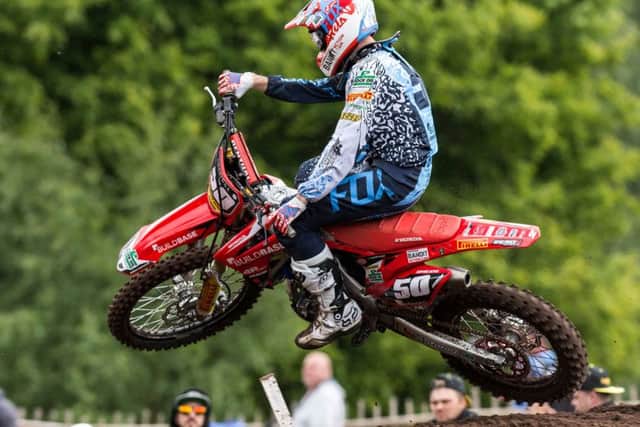 British motocross star Martin Barr.