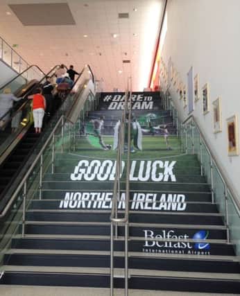 Steps to success: the Northern Ireland staircase at Belfast International