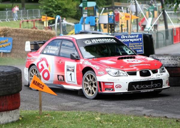 Garry Jennings has won the Lurgan Park Rally the past three years