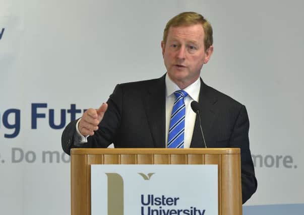 Taoiseach, Enda Kenny TD pictured at Ulster University's Belfast campus where he delivered a keynote speech - Working Together for Stability and Prosperity - and engaged in a panel discussion on the forthcoming EU referendum. Photo by Simon Graham/Harrison Photography
