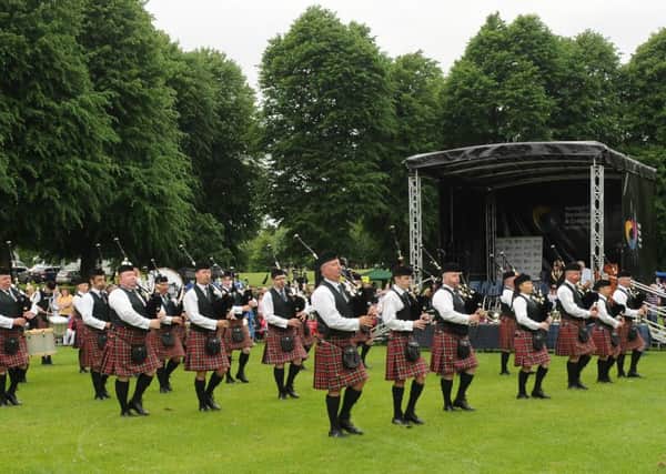 The PSNI Pipes & Drums were the winners of grade two at the Craigavon & District Pipe Band Championships