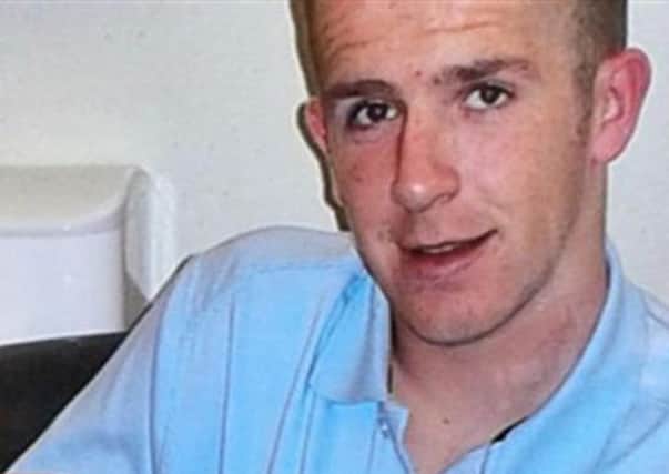 Edward Gibson who was shot dead in west Belfast in 2014