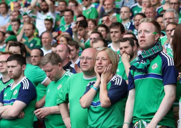 Press Eye - Belfast -  Northern Ireland - 21st June 2016 - Photo by William Cherry

Northern Ireland fans during Tuesday evenings final Euro 2016 group game against Germany at the Parc des Princes, Paris.