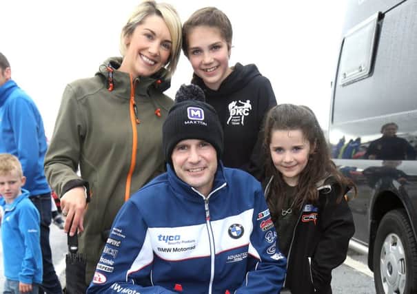 Ryan Farquhar, who was injured at this year's North West 200, attended the tribute lap of the north coast circuit today in memory of his fellow racer, Malachi Mitchell Thomas