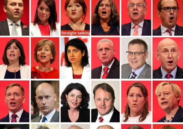 File photos of members of Jeremy Corbyn's shadow cabinet who have  resigned