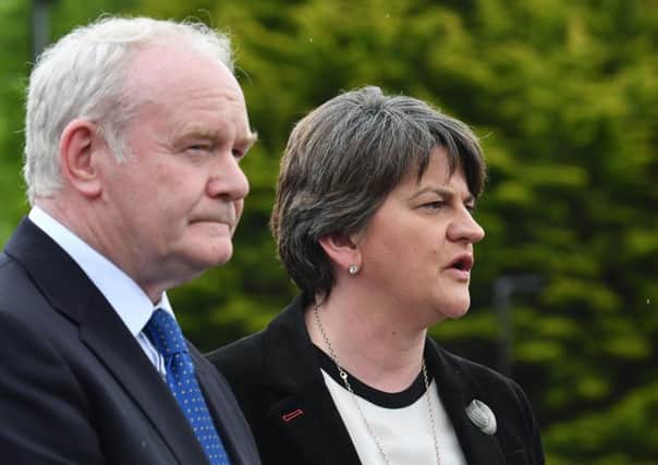 First Minister Arlene Foster and Deputy First Minister Martin McGuinness