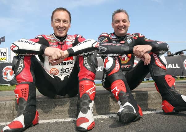 Jeremy McWilliams and Michael Rutter will be competing against each other in the Pirelli National Superstock 1000 Championship.