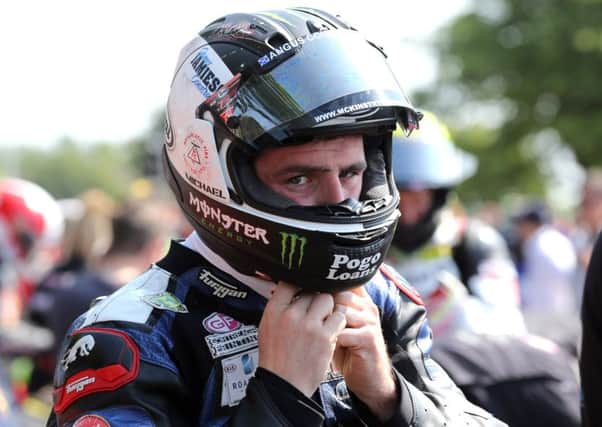 Michael Dunlop is in action at the Skerries 100 for the first time since the Isle of Man TT.