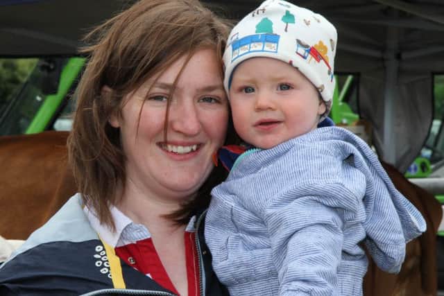 Naomi Hassard and nine-month-old son Jacob, from Enniskillen