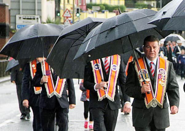 Marchers may face showers during the 2016 Twelfth