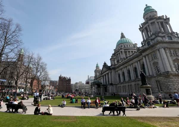 Belfast City Hall, where Alliance has allied itself with Sinn Fein