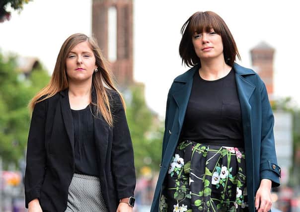 Carole Daly (left) was awarded Â£25,000 and Hollie Lewis was awarded Â£22,500 in settlement of their sex discrimination cases