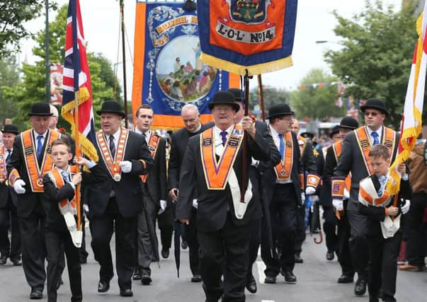 An estimated 50,000 lodge brethren and band members will take part in this years demonstrations
