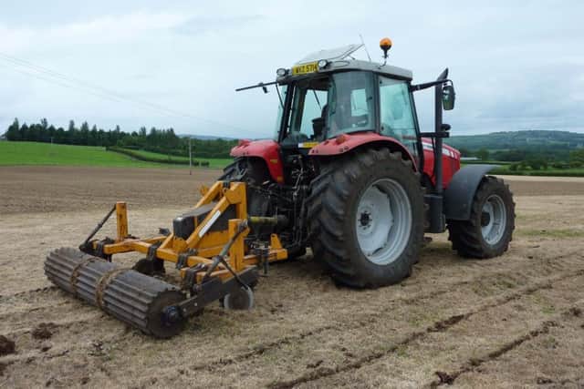 The depth of the compacted soil layer determines the type of machine to use