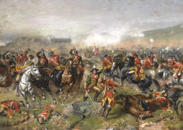 The Battle of Aughrim as painted by John Mulvany in 1885