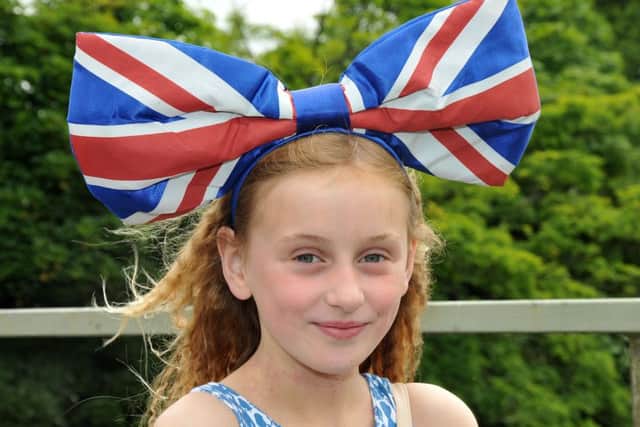 'Maddie' sporting a patriotic bow in Castledawson