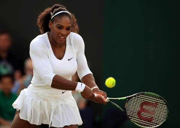 Serena Williams plays Angelique Kerber in Saturday's womens singles final