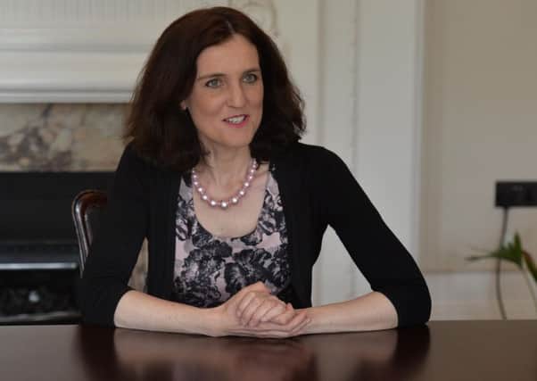 The then 
Secretary of State, Theresa Villiers, being interviewed by the News Letter in Stormont House in May.
 Photo:Colm Lenaghan/Pacemaker Press