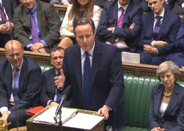 Prime Minister David Cameron during his last Prime Minister's Questions in the House of Commons, London.  Photo: PA Wire