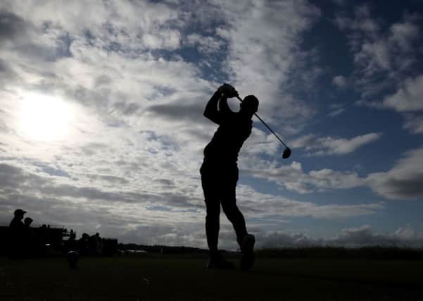 Northern Ireland's Rory McIlroy tees off the 4th during the practice day at Royal Troon