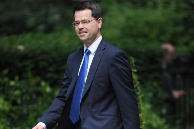 James Brokenshire arrives in Downing Street, London, Thursday July 14,, 2016