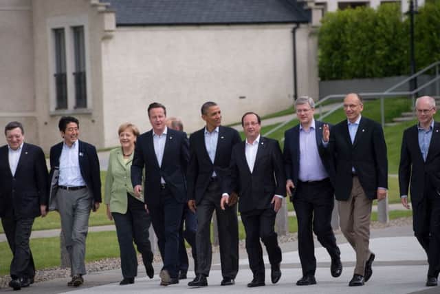 The G8 leaders in Fermanagh in 2013. Photo: Stefan Rousseau/PA Wire