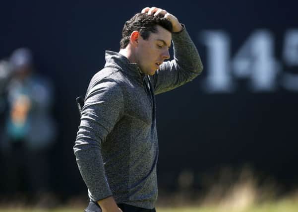 Northern Ireland's Rory McIlroy at the end of his round